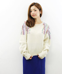 Kastane | 【Kastane】カラフルケーブルPO(ニット/セーター)