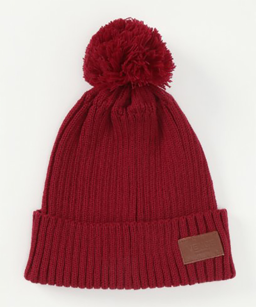 VENCEEXCHANGE（ヴァンスエクスチェンジ）の「ボンボンニットワッチ（ニットキャップ/ビーニー・レディース・ブラック/グレー/オフホワイト/ワインレッド/その他31/その他32・FREE）」の4枚目の写真