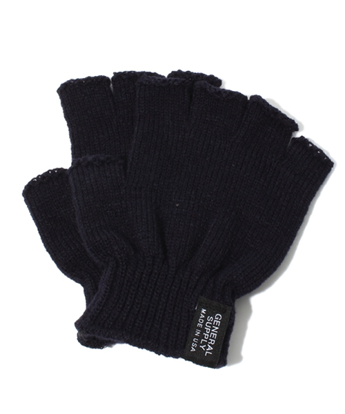 SHIPS JET BLUE（シップスジェットブルー）の「SGS: アメリカ製 フィンガーレスグローブ（手袋・メンズ・オリーブ/ネイビー/チャコールグレー/ブラック/ブルー/ライトグレー・ONE SIZE）」の5枚目の写真