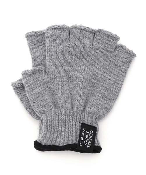 SHIPS JET BLUE（シップスジェットブルー）の「SGS: アメリカ製 フィンガーレスグローブ（手袋・メンズ・オリーブ/ネイビー/チャコールグレー/ブラック/ブルー/ライトグレー・ONE SIZE）」の3枚目の写真