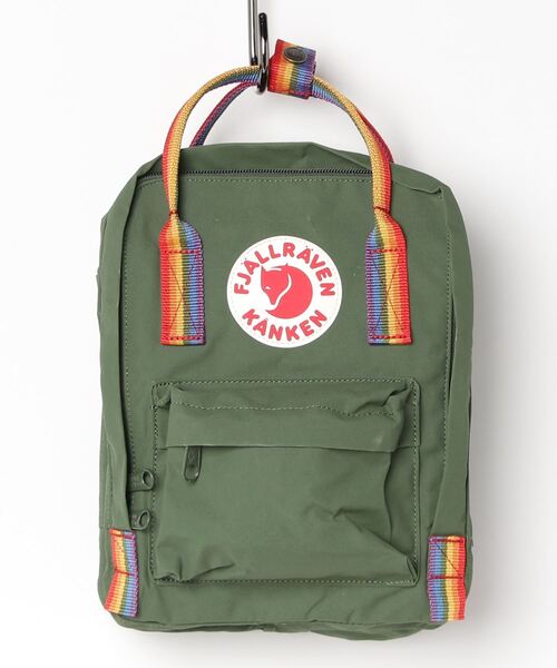 Kanken（カンケン）の「Kanken Rainbow Mini  (FJALLRAVEN/フェールラーベン)（バックパック/リュック・メンズ・ブルー系その他2/パープル系その他2/ブラック/オレンジ/イエロー/ブルー/グリーン系1/ピンク系1/アイボリー/ラベンダー・ONE SIZE）」の4枚目の写真