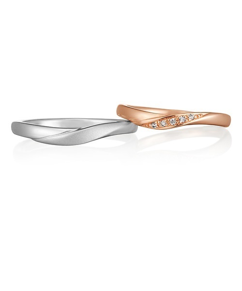 4℃（ヨンドシー）の「K10ピンクゴールド ダイヤモンドペアリング【Lady's】（リング・レディース・ピンクゴールド・#6/#8/#10/#12）」の3枚目の写真