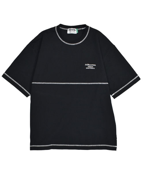 DOUBLE STEAL（ダブルスティール）の「STITCH COLOR Tee（Tシャツ/カットソー・メンズ・ホワイト系その他/ブラック系その他/ホワイト×ブラック/ブラック×ホワイト・M/L/XL）」の15枚目の写真