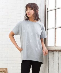 スター刺繍Tシャツ【大きいサイズ対応】【9号(M)~19号(5L)】