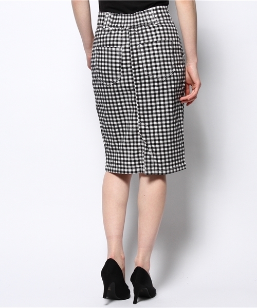 WEGO（ウィゴー）の「WEGO/タックペンシルスカート（スカート・レディース・ブラック/インディゴブルー/ダークインディゴブルー・FREE）」の5枚目の写真