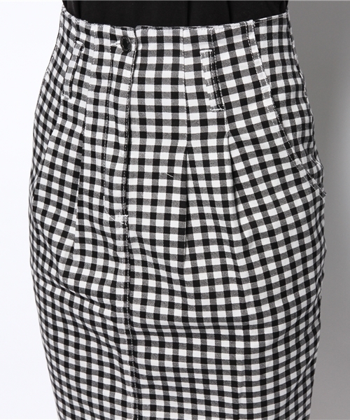 WEGO（ウィゴー）の「WEGO/タックペンシルスカート（スカート・レディース・ブラック/インディゴブルー/ダークインディゴブルー・FREE）」の6枚目の写真