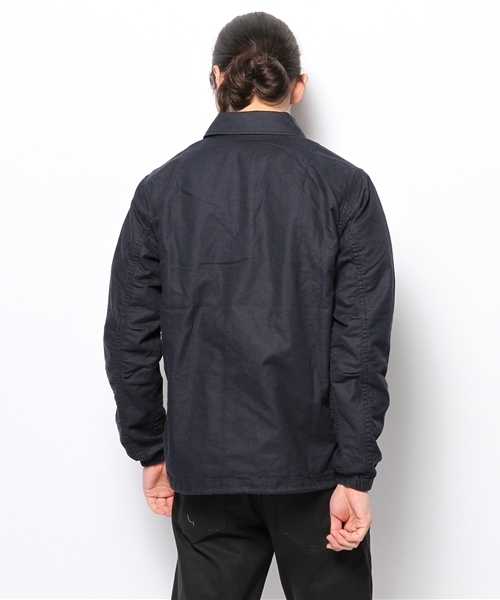 AMERICAN RAG CIE(アメリカンラグシー)の「AMERICAN RAG CIE コーチジャケット 113-AKJ-M141-BL050∴(ブルゾン・メンズ・オリーブ/ネイビー・1/2)」の11枚目の写真