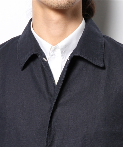 AMERICAN RAG CIE(アメリカンラグシー)の「AMERICAN RAG CIE コーチジャケット 113-AKJ-M141-BL050∴(ブルゾン・メンズ・オリーブ/ネイビー・1/2)」の13枚目の写真