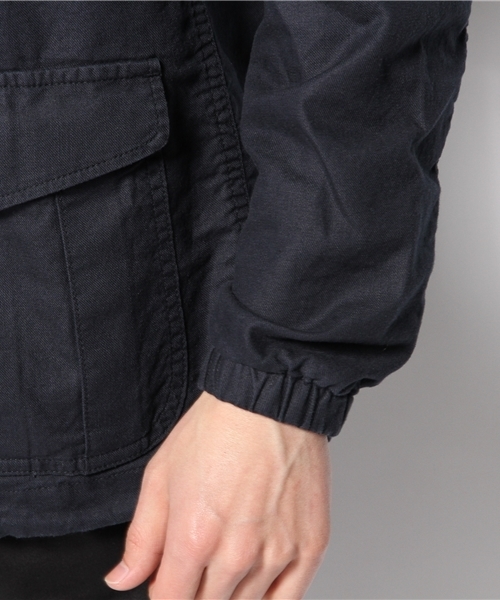 AMERICAN RAG CIE(アメリカンラグシー)の「AMERICAN RAG CIE コーチジャケット 113-AKJ-M141-BL050∴(ブルゾン・メンズ・オリーブ/ネイビー・1/2)」の14枚目の写真