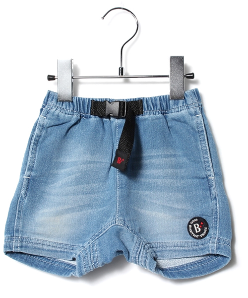 B:MING by BEAMS(ビーミングバイビームス)の「○ビーミング by ビームス / INDIGOショーツ(その他パンツ・キッズ・サックスブルー・110/130/140/90/100/80/150/120)」の1枚目の写真