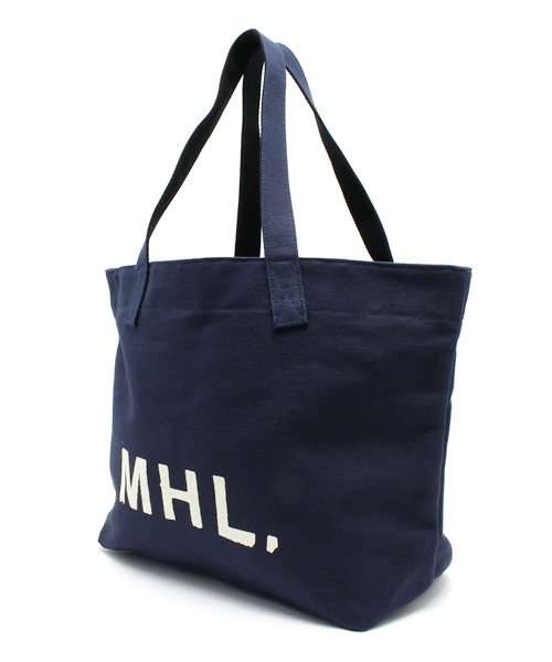 BEAUTY&YOUTH UNITED ARROWS（ビューティーアンドユースユナイテッドアローズ）の「＜MHL.＞ 32 LOGO TOTE NAVY/トートバッグ（トートバッグ・メンズ・ネイビー・フリー）」の4枚目の写真