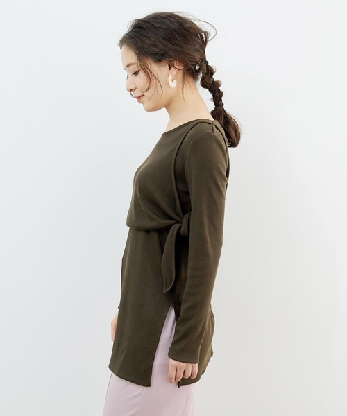 ROPE' PICNIC（ロペピクニック）の「レイヤードトップス（その他トップス・レディース・キャメル/ワイン/ダークブラウン・38）」の14枚目の写真