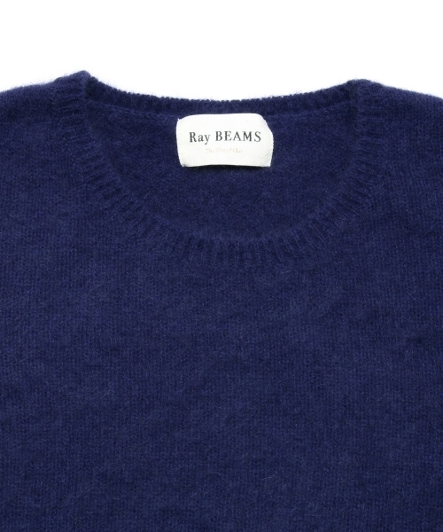 Ray BEAMS(レイビームス)の「Ray BEAMS / フェレット クルーネック プルオーバー(ニット/セーター・レディース・グレー/ライトブラウン/ブルー系その他・ONE SIZE)」の17枚目の写真