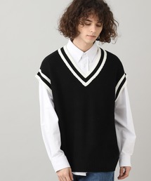 JUNRED | 【WEB限定】ビッグチルデンベスト(ニット/セーター)