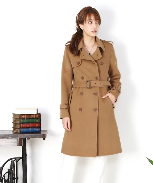 Filomo（フィローモ）の「[Filomo]カシミヤブレンドウールトレンチコート（トレンチコート・レディース・ブラック/グレー/キャメル・M/L）」の9枚目の写真