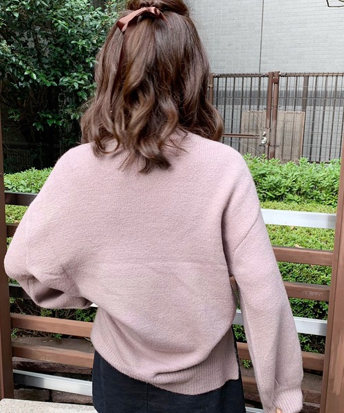 apres jour（アプレジュール）の「ハイネックもちもちニット【ZOZOTOWN限定アイテム】（ニット/セーター・レディース・パープル/ラベンダー/アイボリー/モカ/ダークブラウン/スモークピンク/ライトベージュ・フリー）」の10枚目の写真