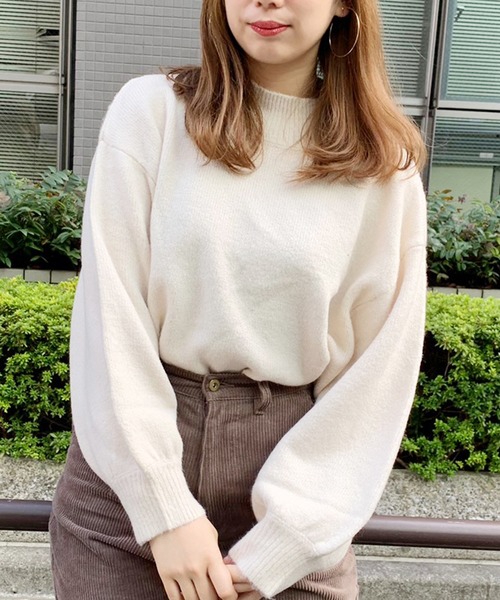 apres jour（アプレジュール）の「ハイネックもちもちニット【ZOZOTOWN限定アイテム】（ニット/セーター・レディース・パープル/ラベンダー/アイボリー/モカ/ダークブラウン/スモークピンク/ライトベージュ・フリー）」の17枚目の写真