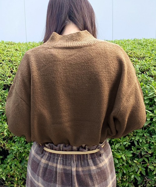 apres jour（アプレジュール）の「ハイネックもちもちニット【ZOZOTOWN限定アイテム】（ニット/セーター・レディース・パープル/ラベンダー/アイボリー/モカ/ダークブラウン/スモークピンク/ライトベージュ・フリー）」の22枚目の写真