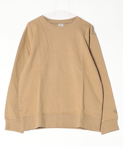 AVIREX(アヴィレックス)の「デイリー クルースウェット/ DAILY CREW SWEAT(Tシャツ/カットソー・レディース・ライトグレー/ブラック/ネイビー/オフホワイト/カーキ/ライトブルーグレー・MEDIUM/LARGE/X-LARGE/XX-LARGE)」の5枚目の写真