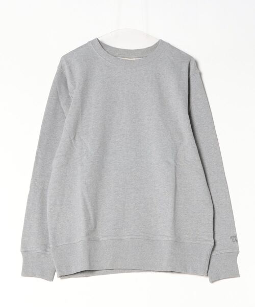 AVIREX(アヴィレックス)の「デイリー クルースウェット/ DAILY CREW SWEAT(Tシャツ/カットソー・レディース・ライトグレー/ブラック/ネイビー/オフホワイト/カーキ/ライトブルーグレー・MEDIUM/LARGE/X-LARGE/XX-LARGE)」の4枚目の写真
