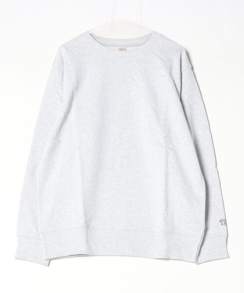 AVIREX(アヴィレックス)の「デイリー クルースウェット/ DAILY CREW SWEAT(Tシャツ/カットソー・レディース・ライトグレー/ブラック/ネイビー/オフホワイト/カーキ/ライトブルーグレー・MEDIUM/LARGE/X-LARGE/XX-LARGE)」の3枚目の写真