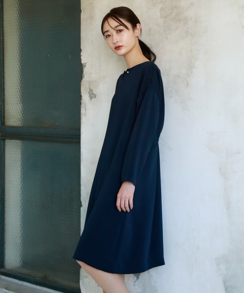Basic ワンピース And ニコアンド のファッション Black Niko ワンピース Style 2wayドレープワンピース ワンピース Niko