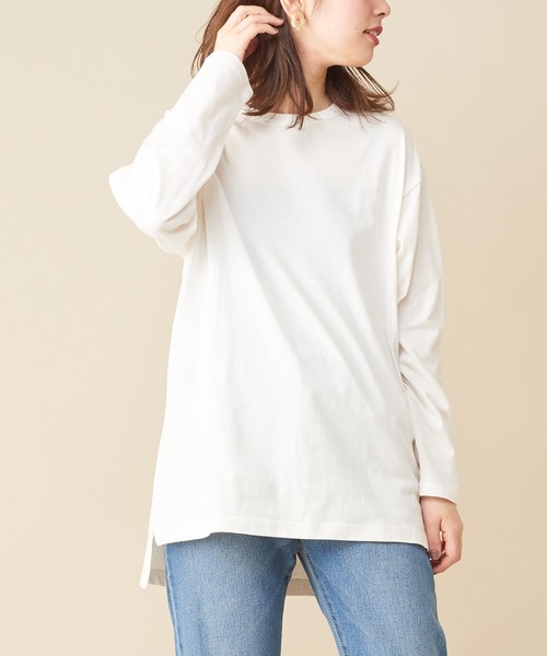 natural couture(ナチュラルクチュール)の「natuロゴロンT(Tシャツ/カットソー・レディース・ダークブラウン/モカ/ミント/シルバー/ゴールド・FREE)」の16枚目の写真