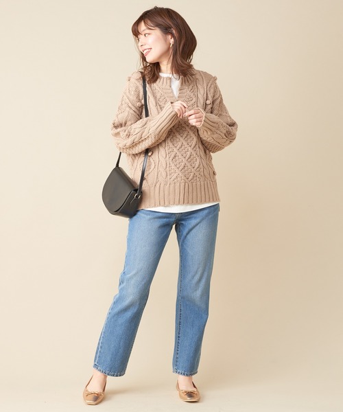 natural couture(ナチュラルクチュール)の「natuロゴロンT(Tシャツ/カットソー・レディース・ダークブラウン/モカ/ミント/シルバー/ゴールド・FREE)」の17枚目の写真
