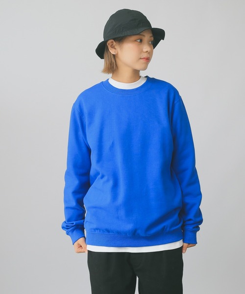 GILDAN（ギルダン）の「GILDAN アダルト クルーネック スウェットシャツ Japan Fit【88000】（スウェット・メンズ・ネイビー/レッド/ロイヤルブルー/ホワイト/ピンク系その他/ヘザーグレー/パープル/ブラック/グレー・M/L/XL）」の6枚目の写真