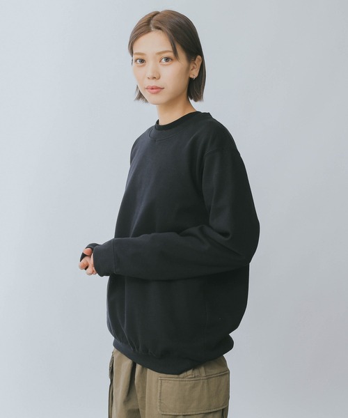GILDAN（ギルダン）の「GILDAN アダルト クルーネック スウェットシャツ Japan Fit【88000】（スウェット・メンズ・ネイビー/レッド/ロイヤルブルー/ホワイト/ピンク系その他/ヘザーグレー/パープル/ブラック/グレー・M/L/XL）」の3枚目の写真