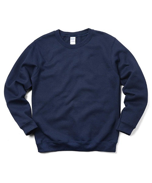GILDAN（ギルダン）の「GILDAN アダルト クルーネック スウェットシャツ Japan Fit【88000】（スウェット・メンズ・ネイビー/レッド/ロイヤルブルー/ホワイト/ピンク系その他/ヘザーグレー/パープル/ブラック/グレー・M/L/XL）」の12枚目の写真