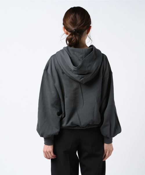 WEGO（ウィゴー）の「WEGO/カラードロストビッグシルエットパーカー（パーカー・レディース・ホワイト/ライトグレー/パープル/スミクロ・FREE）」の15枚目の写真