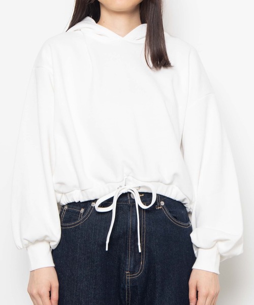 WEGO（ウィゴー）の「WEGO/カラードロストビッグシルエットパーカー（パーカー・レディース・ホワイト/ライトグレー/パープル/スミクロ・FREE）」の20枚目の写真