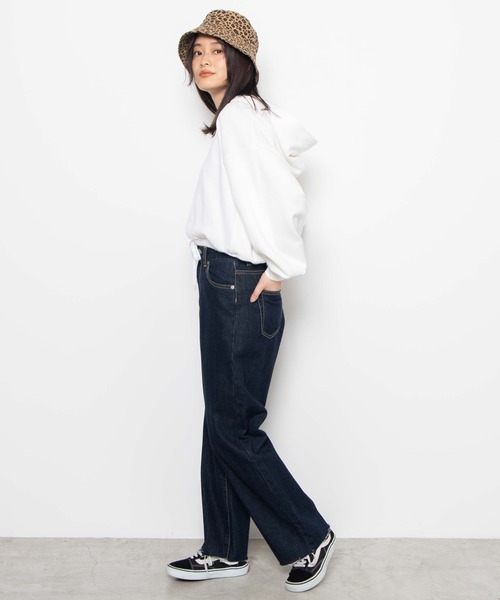 WEGO（ウィゴー）の「WEGO/カラードロストビッグシルエットパーカー（パーカー・レディース・ホワイト/ライトグレー/パープル/スミクロ・FREE）」の13枚目の写真