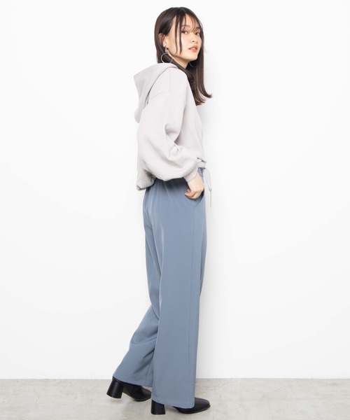 WEGO（ウィゴー）の「WEGO/カラードロストビッグシルエットパーカー（パーカー・レディース・ホワイト/ライトグレー/パープル/スミクロ・FREE）」の22枚目の写真