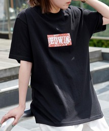 EDWIN/エドウィン BASIC PRINT H/S TEE BOXロゴプリント半袖Tシャツ