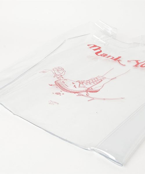 AZS TOKYO（アザストーキョー）の「AZS TOKYO/アザストーキョー/THANK YOU CLEAR BAG/プリントクリアトートバッグ（トートバッグ・メンズ・その他・FREE）」の8枚目の写真