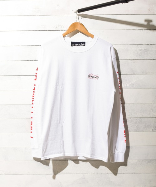 THE Nookie（ザヌーキー）の「/THE nookie/ANIME L/S TEE（Tシャツ/カットソー・レディース・ブラック/ホワイト・FREE）」の2枚目の写真