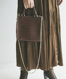 Ameri | BALL CHAIN BOX BAG(ハンドバッグ)
