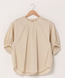qualite | 【※販売不可※】T/Cﾌﾞﾛｰﾄﾞﾌｫﾙﾑ5分袖ﾌﾞﾗｳｽ(シャツ/ブラウス)