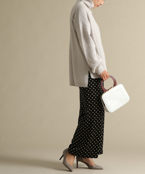 Tiara（ティアラ）の「ピーチサテンドットパンツ（その他パンツ・レディース・ブラック/アイボリー・S/M）」の7枚目の写真