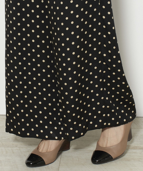 Tiara（ティアラ）の「ピーチサテンドットパンツ（その他パンツ・レディース・ブラック/アイボリー・S/M）」の14枚目の写真