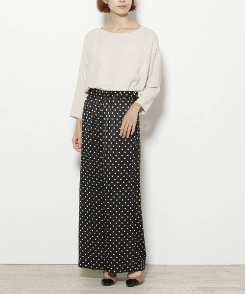 Tiara（ティアラ）の「ピーチサテンドットパンツ（その他パンツ・レディース・ブラック/アイボリー・S/M）」の15枚目の写真