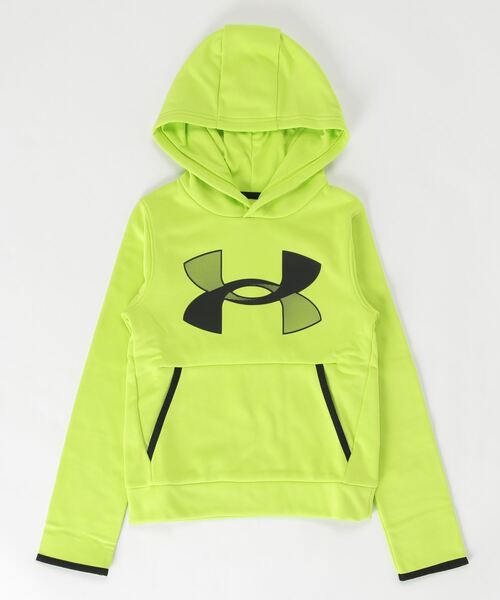 UNDER ARMOUR(アンダーアーマー)の「UAアーマーフリース フーディー(トレーニング/BOYS)(パーカー・キッズ・ブラック/レッド/ライトグリーン/グレー・130cm/160cm/120cm/150cm/140cm)」の4枚目の写真