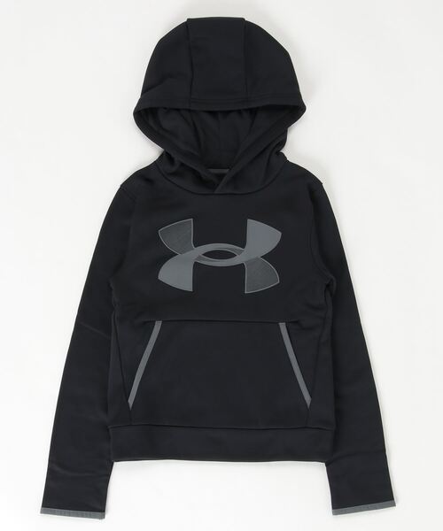 UNDER ARMOUR(アンダーアーマー)の「UAアーマーフリース フーディー(トレーニング/BOYS)(パーカー・キッズ・ブラック/レッド/ライトグリーン/グレー・130cm/160cm/120cm/150cm/140cm)」の2枚目の写真