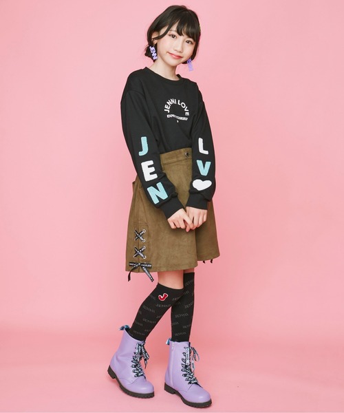 やっこ様　新品 Lovetoxic バイラビット ALGY JENNI JENNI love（ジェニィラブ）の「ラメロゴニーハイソックス