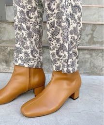 SHENERY | カウレザーステッチショートブーツ(ブーツ)