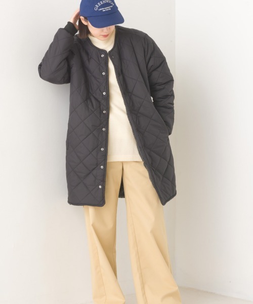 OMNES（オムネス）の「リバーシブルキルティングボアジャケット（その他アウター・レディース・ベージュ/チャコールグレー/グリーン系その他/ブラック/ブラウン・MEDIUM/LARGE）」の19枚目の写真