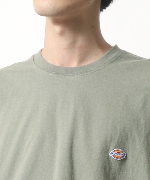 Dickies(ディッキーズ)の「【Dickies】 ディッキーズ オーバーサイズ 袖プリント ロングスリーブTシャツ/ロンT/別注 コラボ(Tシャツ/カットソー・メンズ・ホワイト/ブラック/ダークグリーン/ベージュ/サックスブルー/グリーン・M/L/XL)」の13枚目の写真