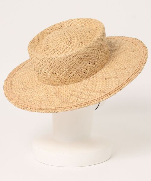arth（アース）の「【arth】arth Raffia Canotier/（ハット・レディース・ナチュラル・M/57.5cm）」の12枚目の写真